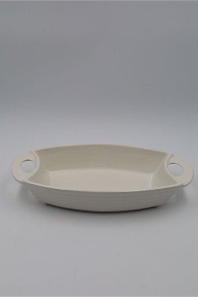 Genel Markalar Ecr-43 Öz Seramik Kulplu Fırın Kabı (25*17 Cm )-46