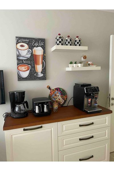KanvasSepeti Cafe Caffe Cafenele Abstract Trend Decorative Canvas Canvas Print Paintings pentru Cafea Bufetă Bufete