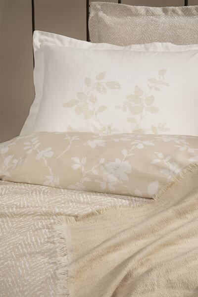 Yataş Etta Double Fall Winter Dowry Set 8 Pieces - Beige