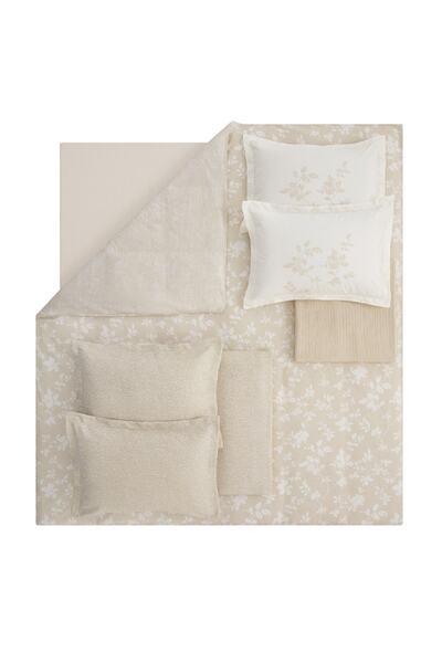 Yataş Etta Double Fall Winter Dowry Set 8 Pieces - Beige