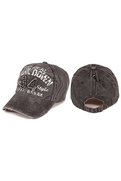 Trucker Break Down Model Vintage Hat Black
