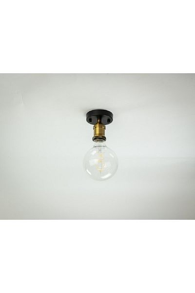 RİOLİGHT Retro Rustic Hallway - 1xe27 Model Single Lampholder Plophonier Chandelier, Antique for Room, Kitchen, Bathroom