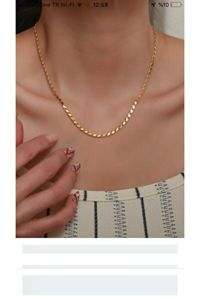 Çelikoğlu Kuyumculuk 8 Ayar Altın Pullu Zincir Kolye 10,01 Gr