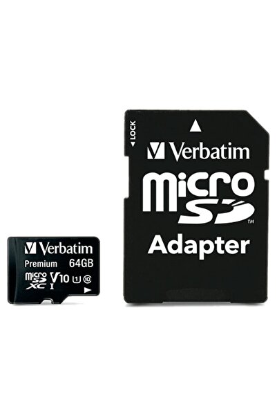Verbatim 64gb Adaptörlü Microsd Hafıza Kartı