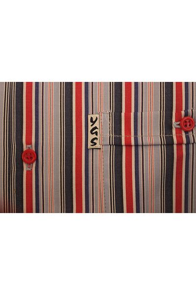 Yörükoğlu -ygs Short Sleeve Striped Comfortable Fit Men's Shirt