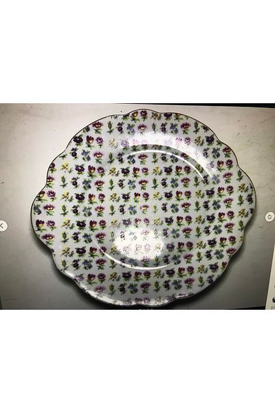 tayfuntufan antika koleksiyon Πλάκα πορσελάνης Istanbul διαμέτρου 27 cm