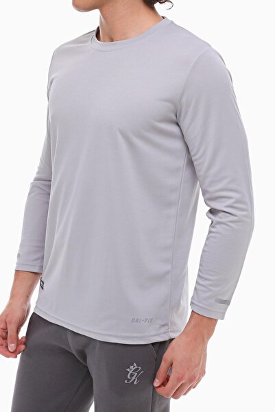 GHASSY CO. Men's Moisture Wicking Performance Long Sleeve Workout Tshirt