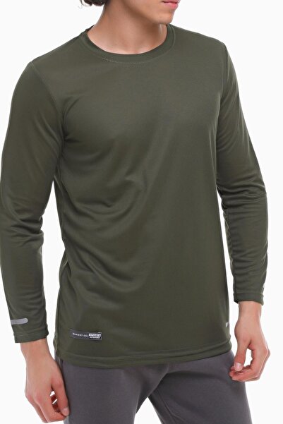 GHASSY CO. Men's Moisture Wicking Performance Long Sleeve Workout Tshirt