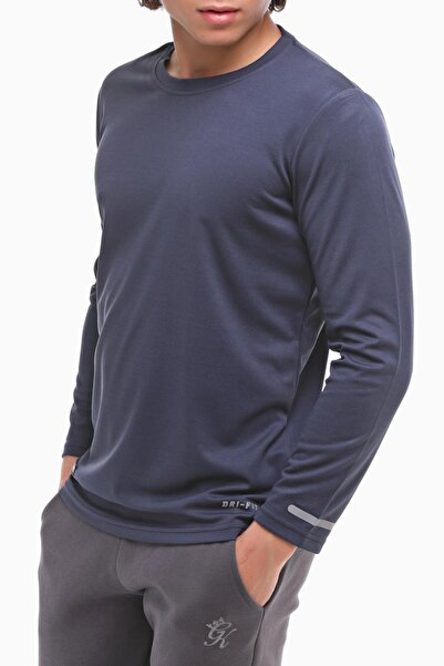 GHASSY CO. Men's Moisture Wicking Performance Long Sleeve Workout Tshirt