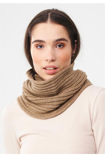 ORGANICATION Set – Mütze & Schal - Braun - Casual