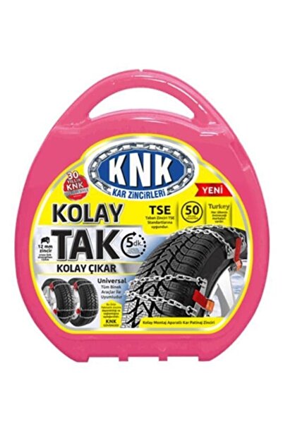 KNK Tak Çıkar Takmatik Kar Zinciri Tüm Binek Araçlar Için