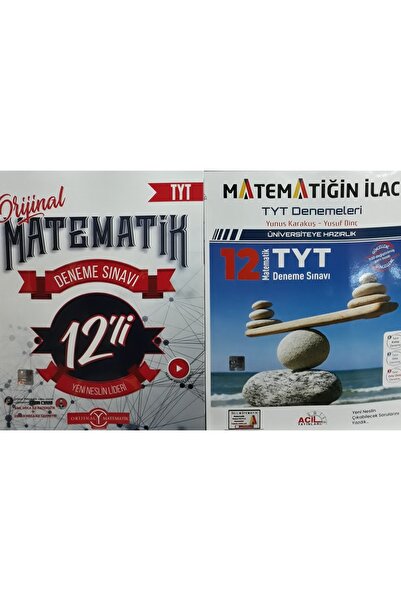 Orjinal 2023 Tyt Matematik 12 Li Acil Ilacı 12 Li Deneme Sınavı 2 Kitap Yeni Baskı