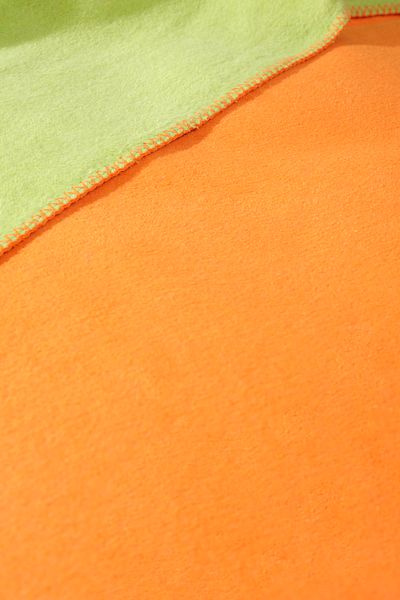 Karaca Home Young Candy Orange-green Double Face Single Blanket