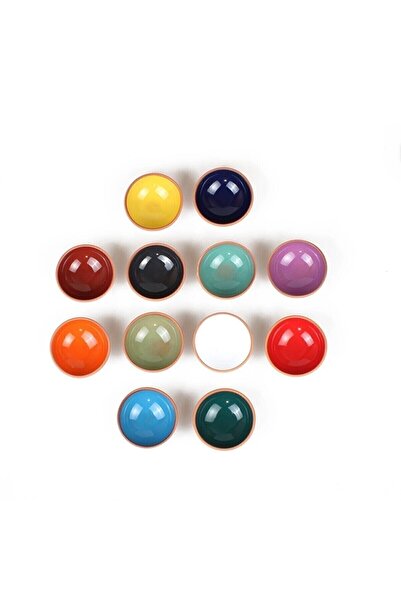 KESAL AVANOS Toprak Kase Reçellik, Sosluk,çerezlik 8 Cm 12li Sosluk