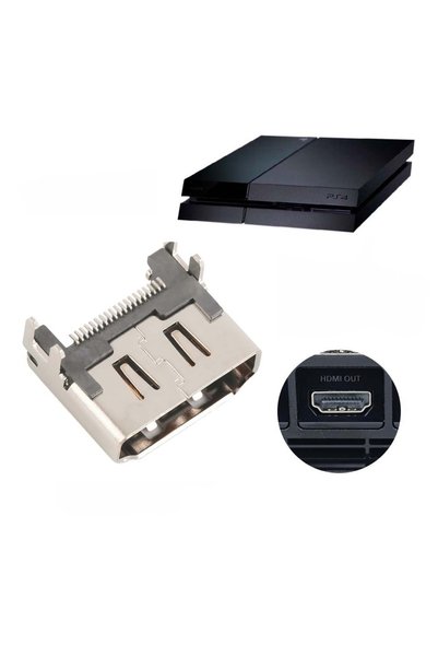 POPKONSOL Playstation 4 Hdmi Port Soket Yedek Parça Ps4 Fat Kasa Uyumlu Ps4 T...