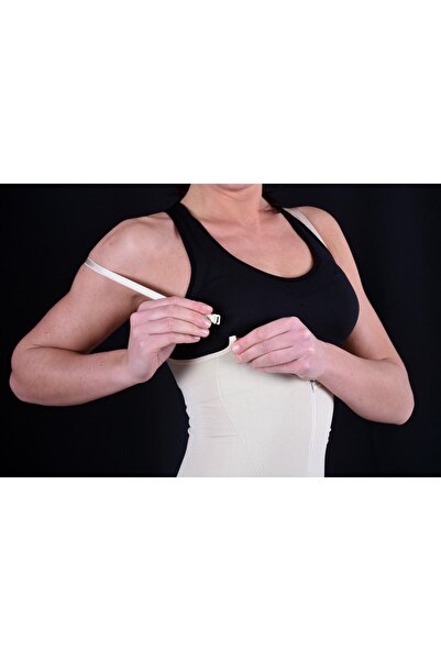 Lüx Wood Corset cu fermoar cu agrafe
