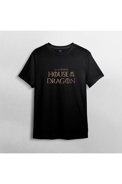 Pixxa Μοντέλο μπλουζάκι House Of The Dragon 100% Cotton Crew Neck - 1