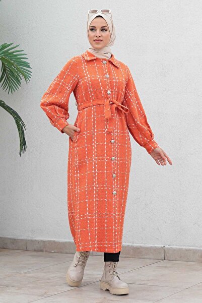 Modamihram Пальто з ґудзиками, помаранчеве 19600