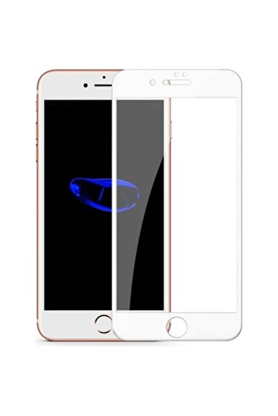 Noppax Iphone 7/8 Plus Tam Kaplayan Ekran Koruma Camı - Beyaz