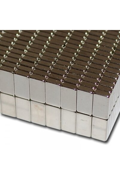 Dünya Magnet Dikdörtgen Neodyum Mıknatıs 10x5x1,5 Mm (10 ADET), Güçlü Magnet