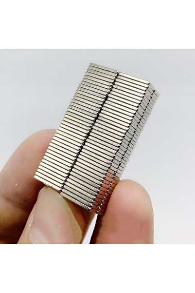 Dünya Magnet Dikdörtgen Neodyum Mıknatıs 10x5x1,5 Mm (10 ADET), Güçlü Magnet