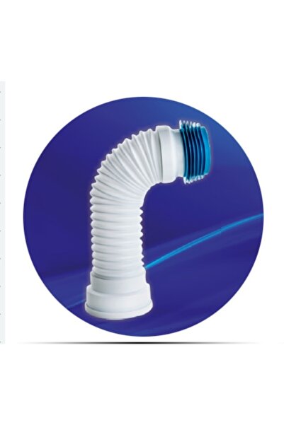 ÖZBEST 100 Mm. Körüklü Kada Klozet Gider Pis Su Gideri Akordiyon Borusu 55 Cm.ye Kadar Uzar