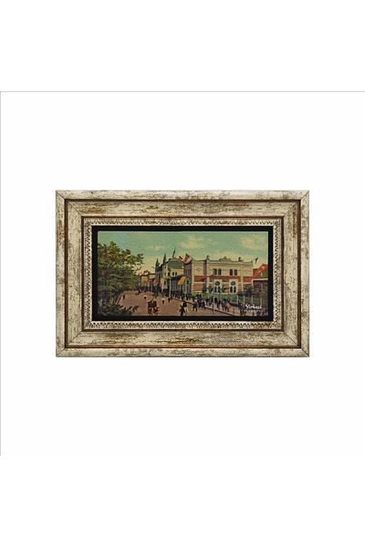BAKSEPETE Vinegar Printed Natural Stone Painting 20 Cmx30 cm Drt-017