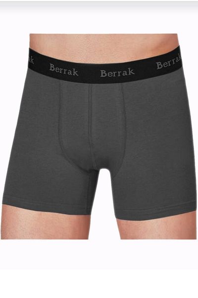 Berrak Grey Modal Ανδρικό Boxer 3 Χρήματα