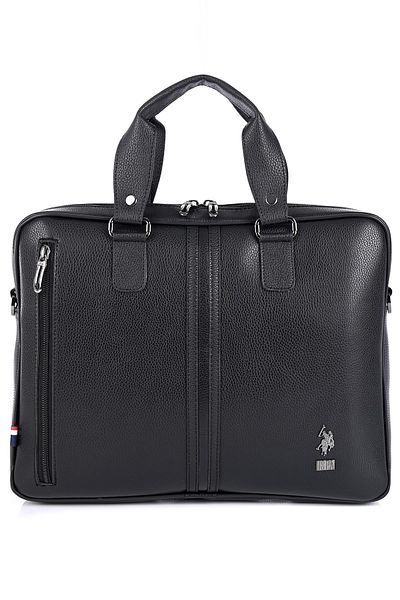 U.S. Polo Assn. Πόλο Ασν. 6753 Ανδρικός Χαρτοφύλακας Μαύρος