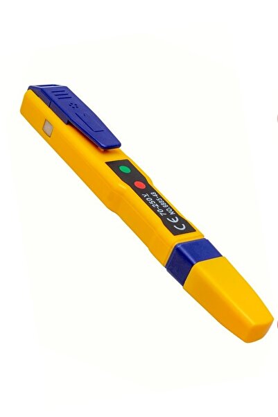 usin Temassız Kablo Faz Voltaj Dedektörü Kontrol Kalemi (sesli Dedekktörlü Vo...
