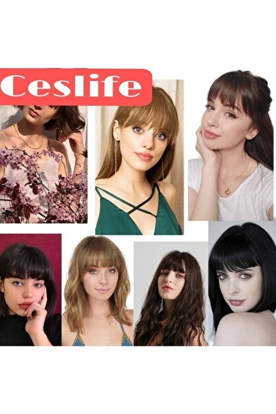 AKOLİFE Gerçek Saç Doğal Görünümlü 1.kalite Çıt Çıtlı Düz Sarı Takma Perçem S...