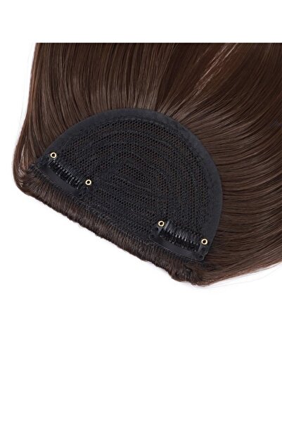 AKOLİFE Ψεύτικο κτυπήματα μαλλιών ανοιχτό καφέ