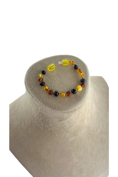 Welta Orjinal Kehribar Bebek Bilekliği