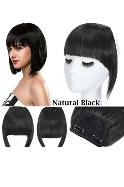 AKOLİFE Siyah Takma Kahkül - Isıya Dayanıklı (natural Black)