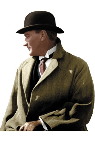 TSC Atatürk Araba Sticker Yapıştırması 18cm Ve 7cm 2 Adet Md5