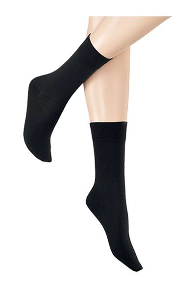 Hudson 1 Paar Damen Socken, Relax Cotton Strumpf, Komfortbund, Einfarbig