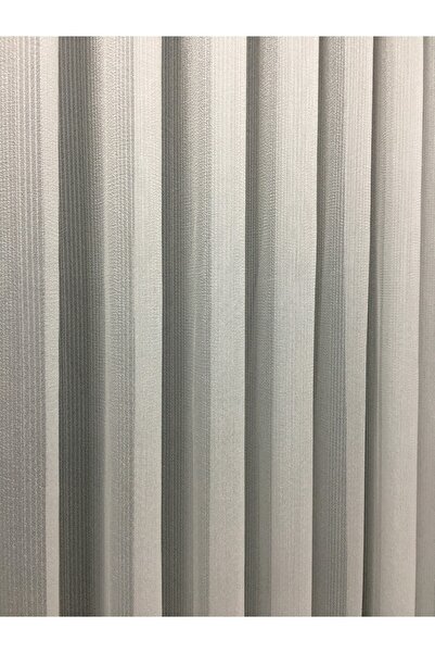 ÇOPURLAR PERDE Pırlanta Desen Düz Çizgili Tül Perde Kırışmaz 1e3 Sık Pile Dik...