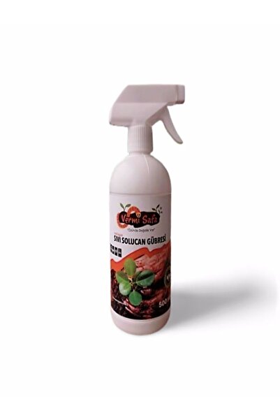 Vermisafa Organik Sıvı Sprey Solucan Gübresi 500 ml Kullanıma Hazır