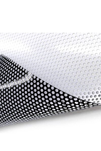 efekt reklam One Way Vision Black Back Perforated Adhesive Foil 106cm