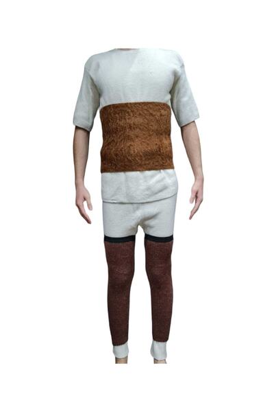 SEM-TAKTİKAL Deve Yünü Korse Ve Dizlik Takım Seti Deve Tüylü