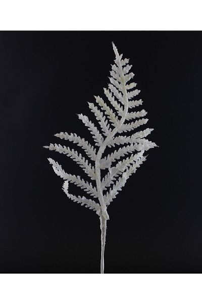 Lora Wedding 12 Pieces of Pine Tree Leaves in 10cm Silvery and White Color