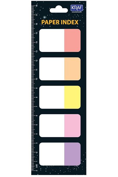 KRAF Flag Film Index (paper) 10 Colors X 20 Sheets 25x42mm