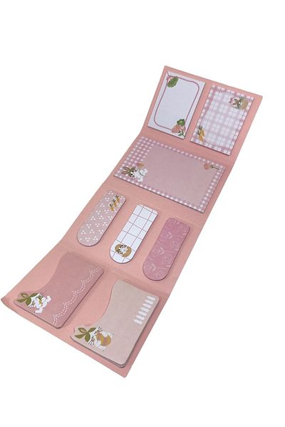 KRAF Cute Rabbit Adhesive Note Paper Set 160 Sheets