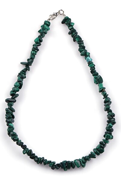 Alibaba Doğaltaş قلادة من حجر الملكيت الطبيعي المكسور