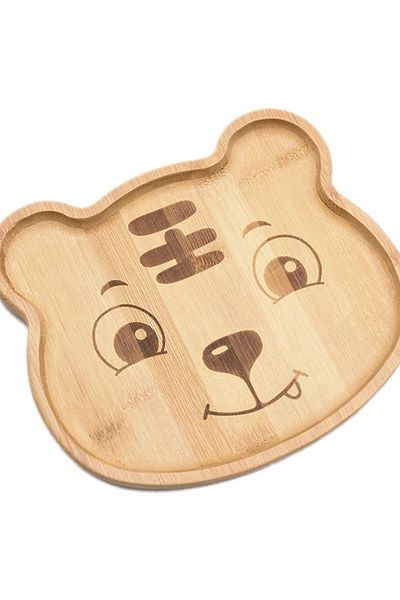 Porland Bamboo Teddy Bear - Food Plate