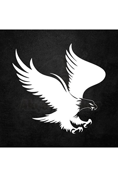 Akçay Sticker 15cm X 15cm Kartal Sticker Kartal Oto Sticker Araba Sticker Arm...