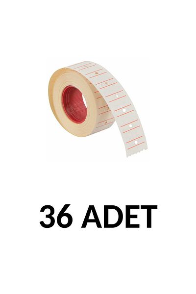 KRAF 36 Pieces 12x21 Motex White Price Tags