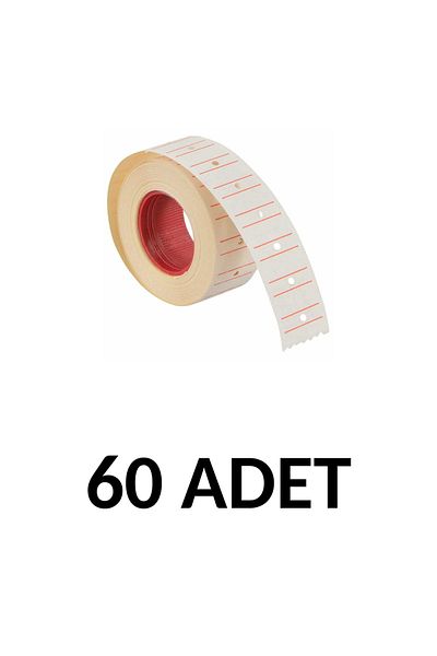 KRAF 60 Pieces 12x21 Motex White Price Tag