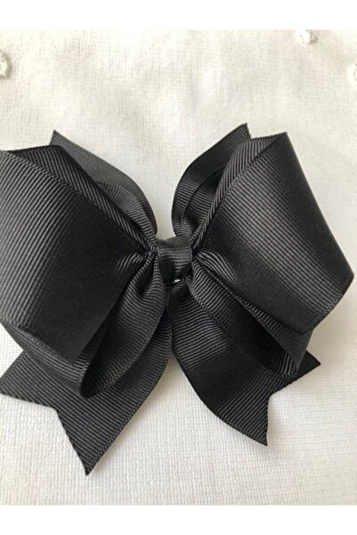 Hobigram Cataramă neagră cu panglică cu fundă dublă, 1 bucată