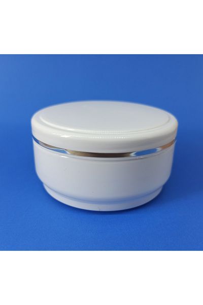 demethome 50 bucăți 100 ml cutie cosmetică goală cremă-pomade-cosmetice borcan de cremă din plastic